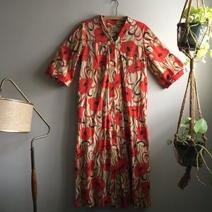 70’s Vintage Floral print Robe/lounge wear